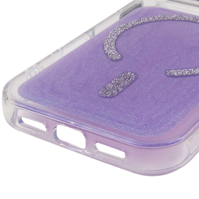 Чехол TPU+PC Jewel Sparkle with Magnetic Fit для Apple iPhone 17 Pro (6.3"), Lavender Glitter 4, TPU+PC, купить оптом с доставкой