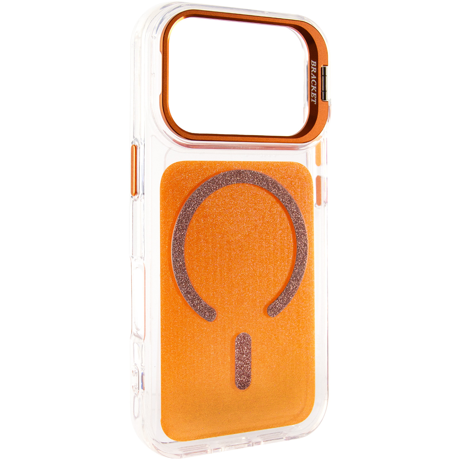 Чехол TPU+PC Jewel Sparkle with Magnetic Fit для Apple iPhone 17 Pro (6.3"), Orange Sparkle, TPU+PC, купить оптом с доставкой