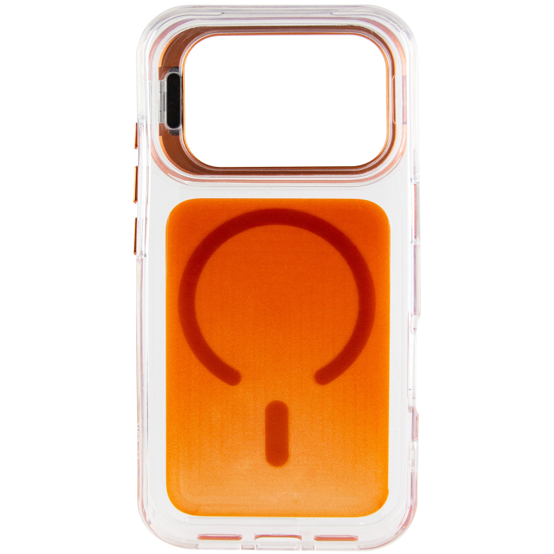 Чехол TPU+PC Jewel Sparkle with Magnetic Fit для Apple iPhone 17 Pro (6.3"), Orange Sparkle 2, TPU+PC, купить оптом с доставкой