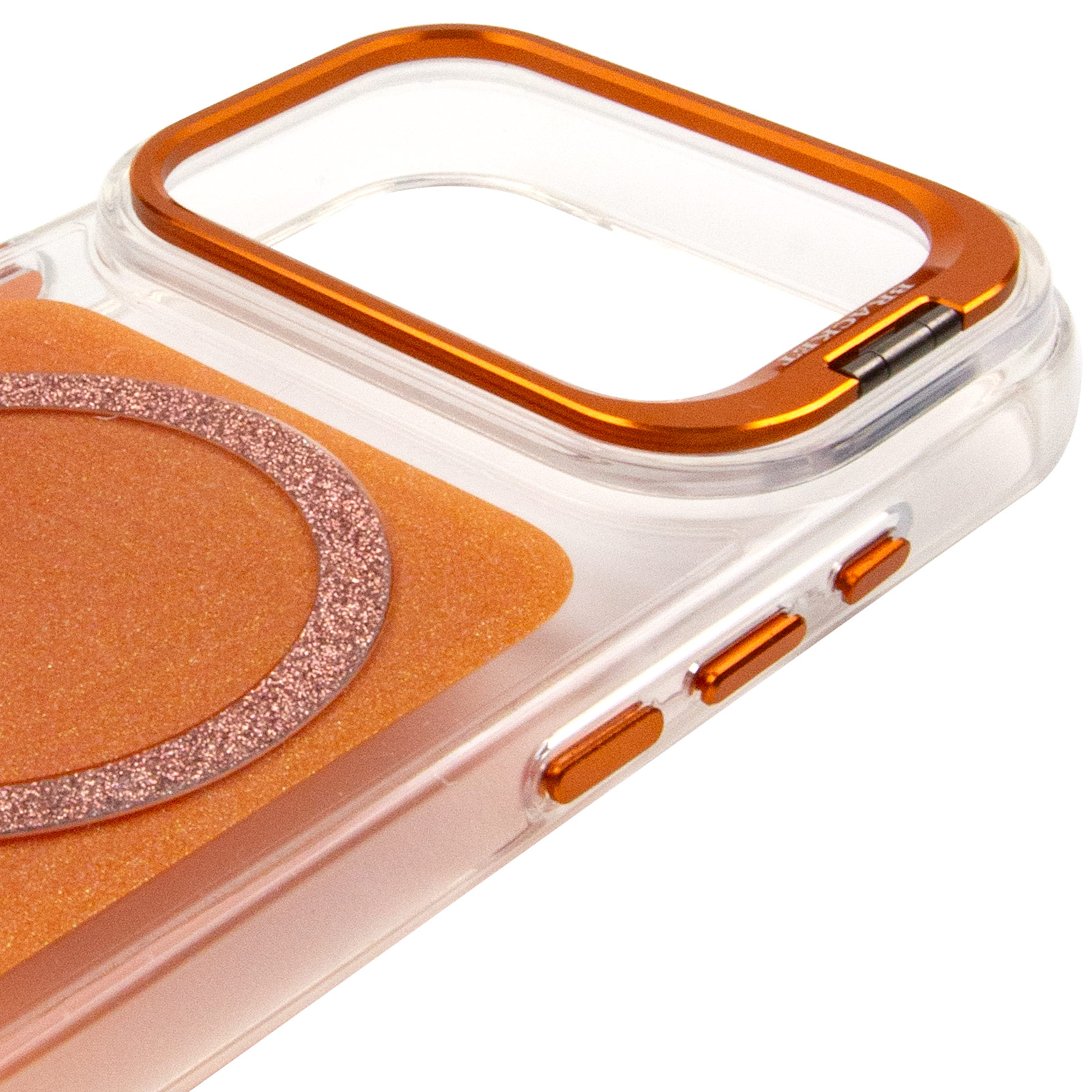 Чехол TPU+PC Jewel Sparkle with Magnetic Fit для Apple iPhone 17 Pro (6.3"), Orange Sparkle 3, TPU+PC, купить оптом с доставкой