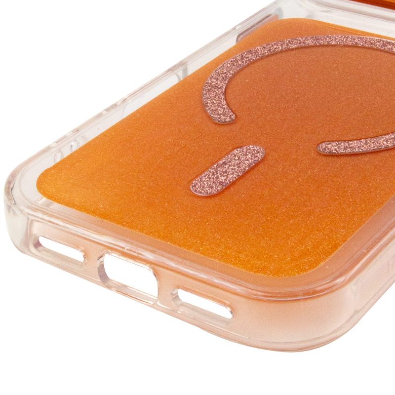 Чехол TPU+PC Jewel Sparkle with Magnetic Fit для Apple iPhone 17 Pro (6.3"), Orange Sparkle 4, TPU+PC, купить оптом с доставкой