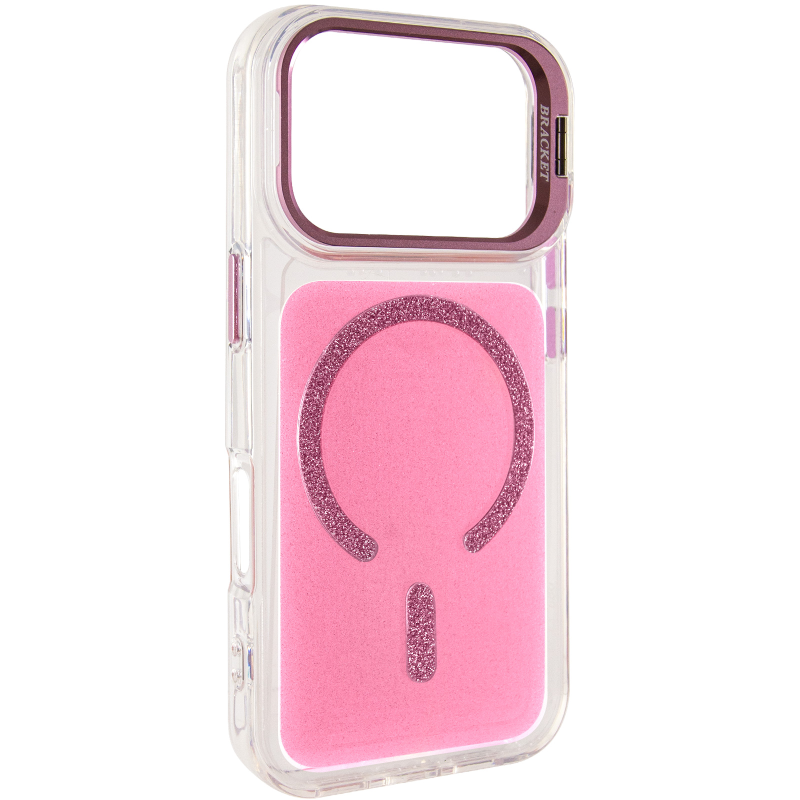 Чехол TPU+PC Jewel Sparkle with Magnetic Fit для Apple iPhone 17 Pro (6.3"), Pink Ruby, TPU+PC, купить оптом с доставкой