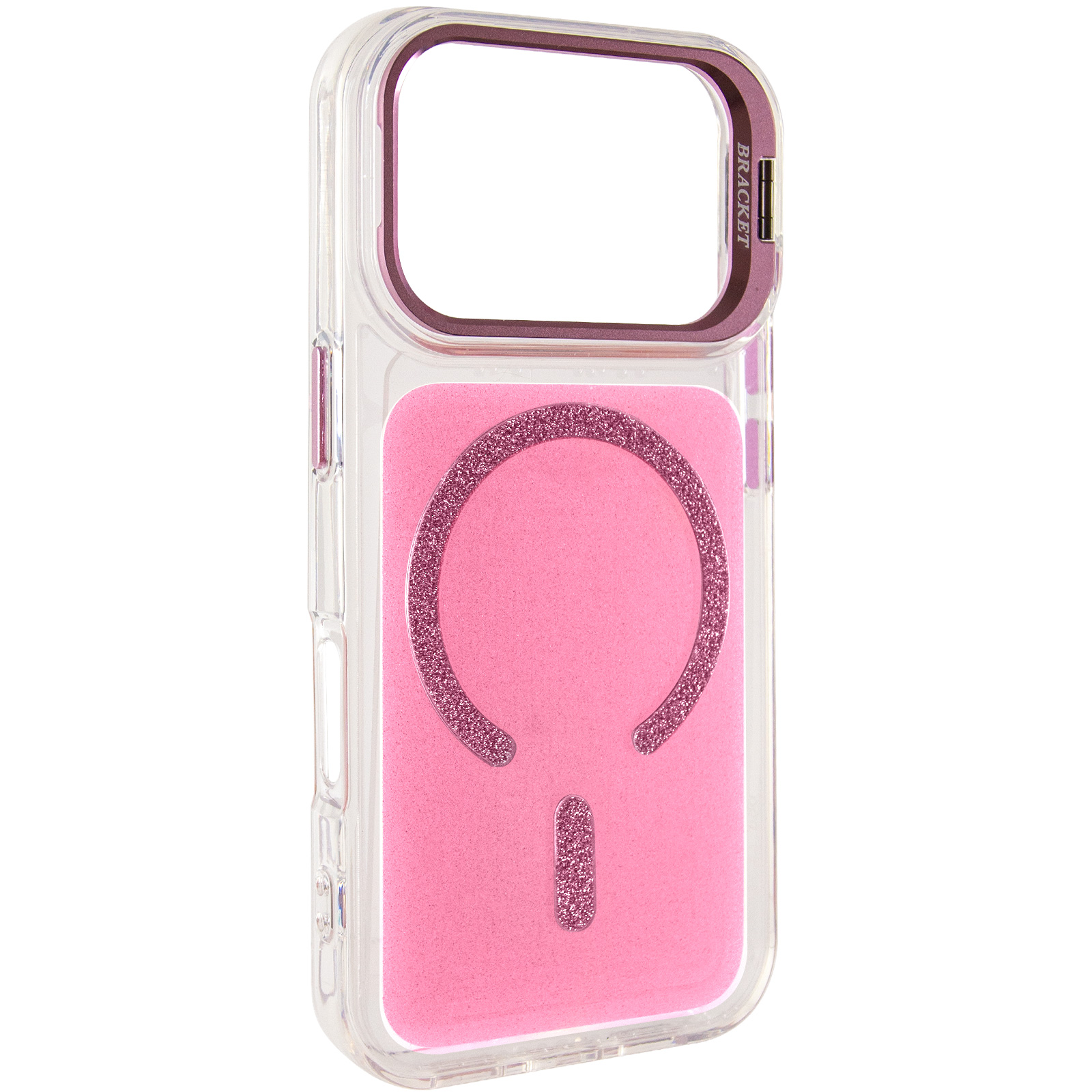 Чехол TPU+PC Jewel Sparkle with Magnetic Fit для Apple iPhone 17 Pro (6.3"), Pink Ruby, TPU+PC, купить оптом с доставкой