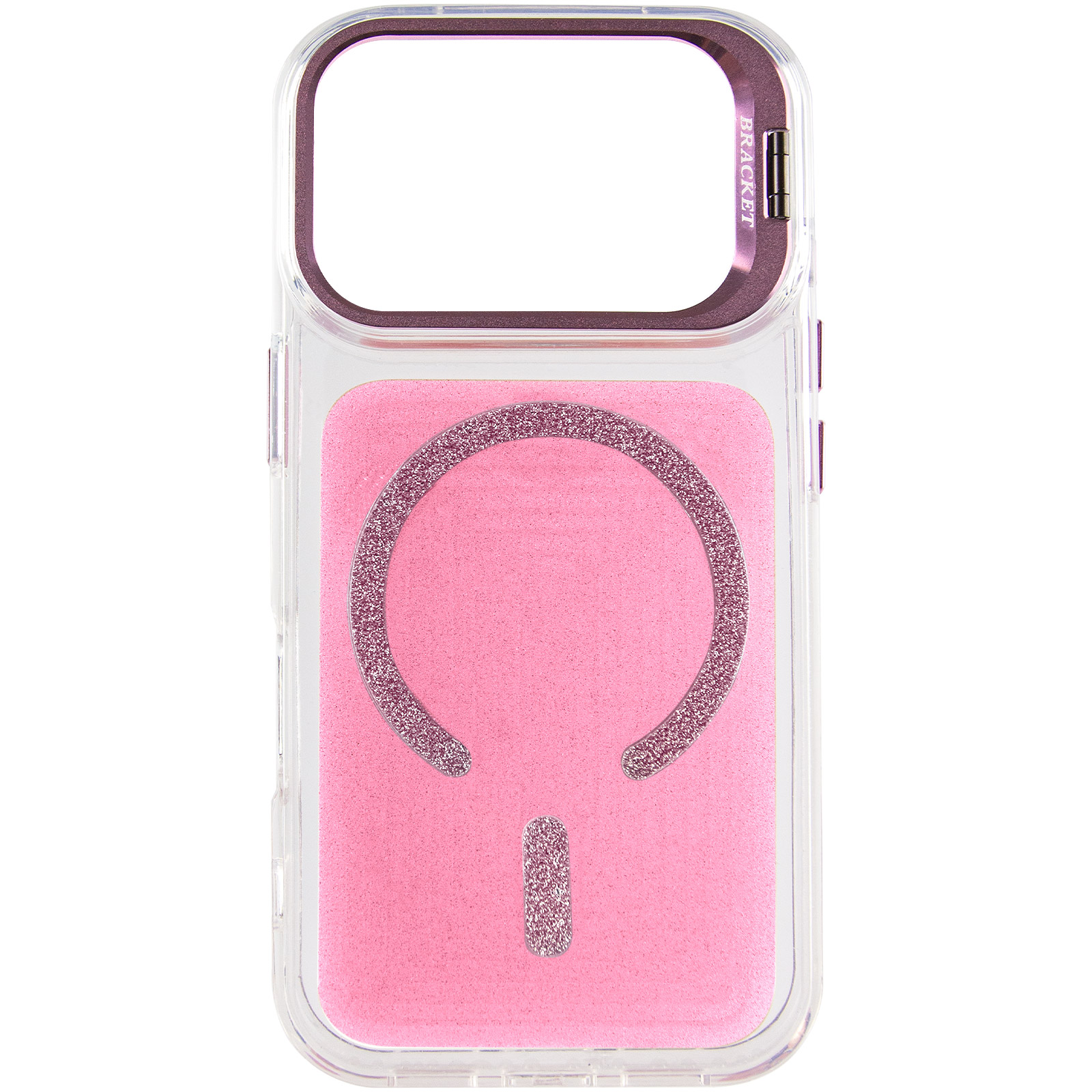 Чехол TPU+PC Jewel Sparkle with Magnetic Fit для Apple iPhone 17 Pro (6.3"), Pink Ruby 1, TPU+PC, купить оптом с доставкой