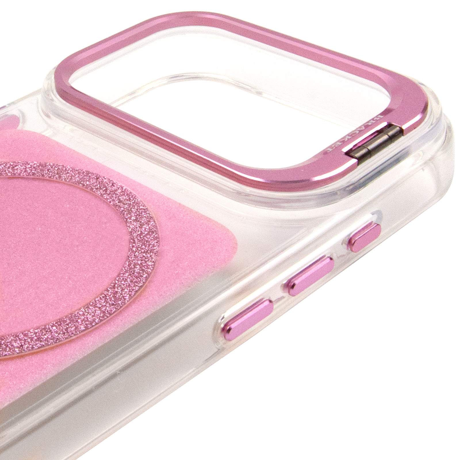 Чехол TPU+PC Jewel Sparkle with Magnetic Fit для Apple iPhone 17 Pro (6.3"), Pink Ruby 3, TPU+PC, купить оптом с доставкой