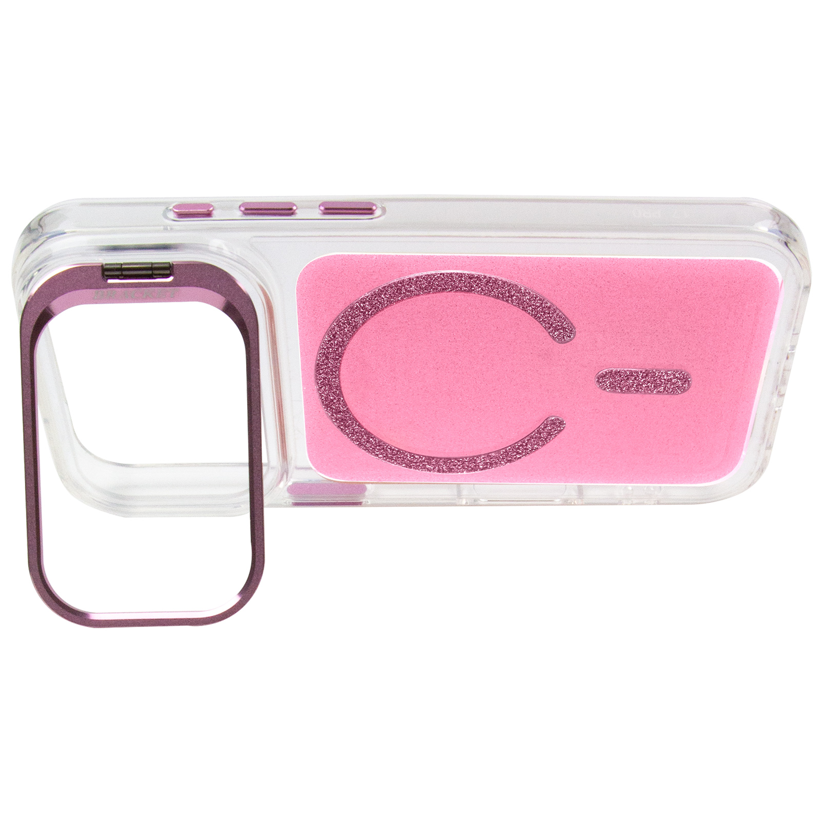Чехол TPU+PC Jewel Sparkle with Magnetic Fit для Apple iPhone 17 Pro (6.3"), Pink Ruby 5, TPU+PC, купить оптом с доставкой