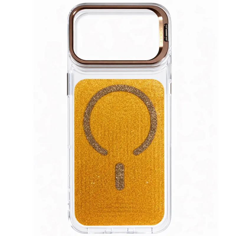 Чехол TPU+PC Jewel Sparkle with Magnetic Fit для Apple iPhone 17 Pro (6.3"), Sunny Gold, TPU+PC, купить оптом с доставкой