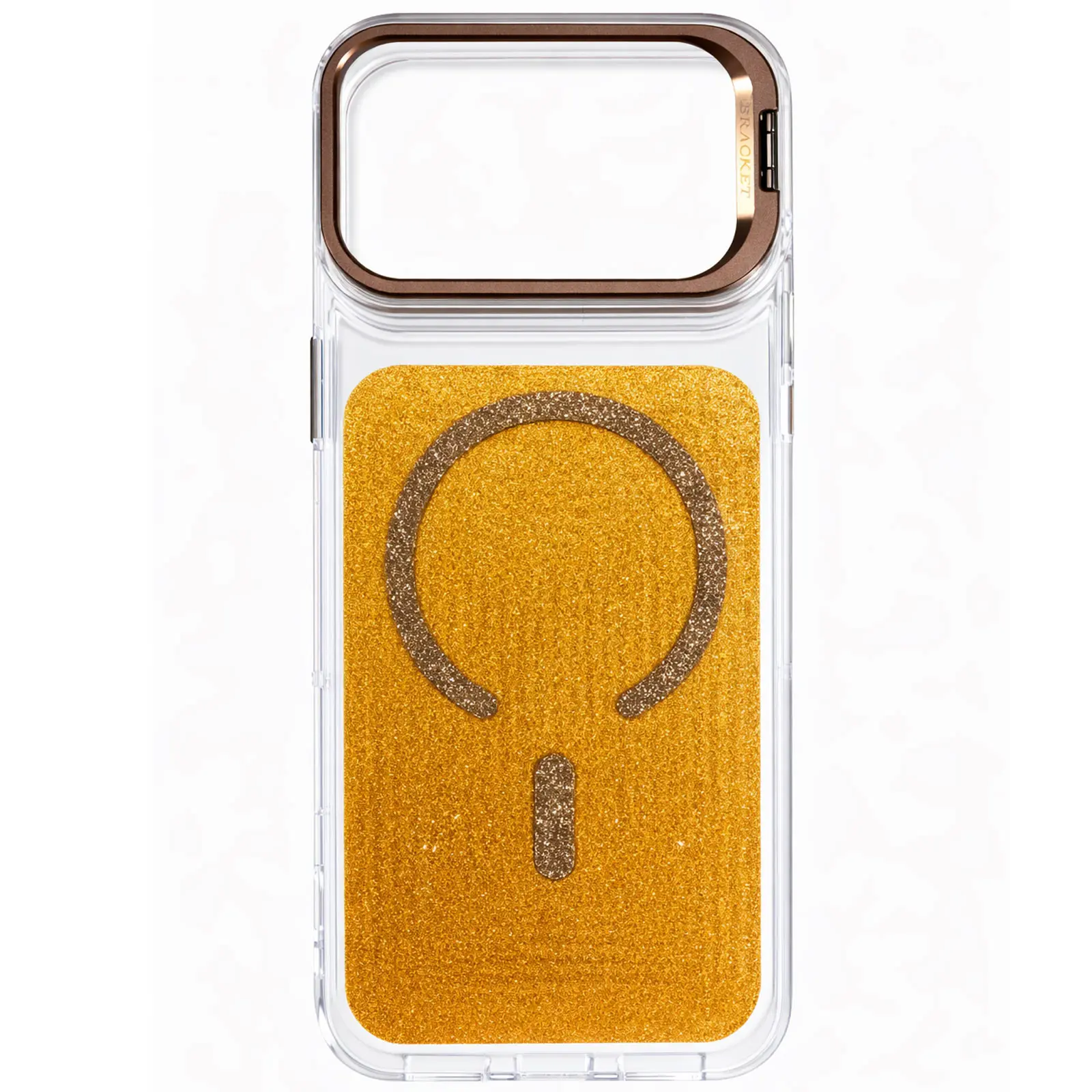 Чехол TPU+PC Jewel Sparkle with Magnetic Fit для Apple iPhone 17 Pro (6.3"), Sunny Gold, TPU+PC, купить оптом с доставкой