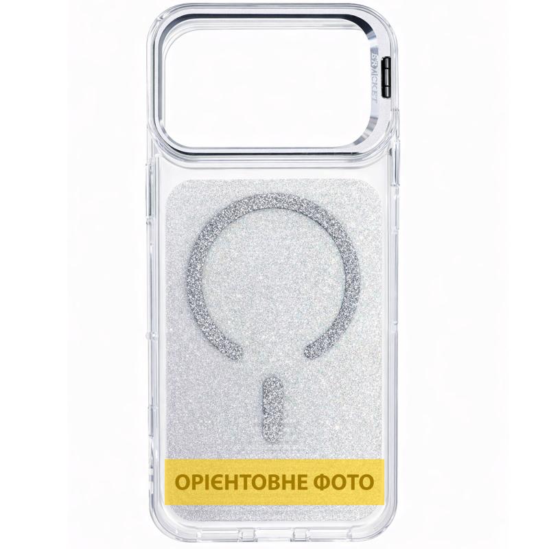 Чехол TPU+PC Jewel Sparkle with MagSafe для Apple iPhone 17 Air (6.5) на картинке №1