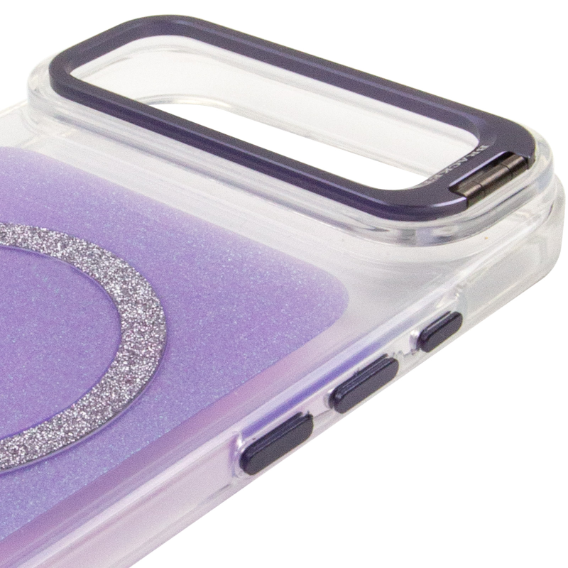 Чехол TPU+PC Jewel Sparkle with Magnetic Fit для Apple iPhone 17 Air (6.5"), Lavender Glitter 3, TPU+PC, купить оптом с доставкой