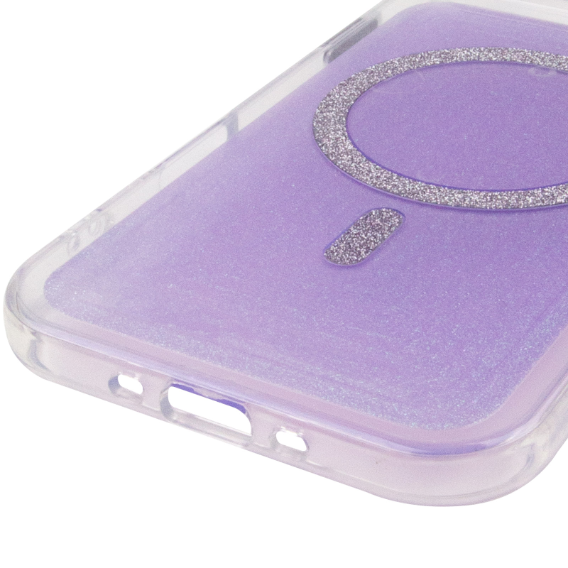 Чехол TPU+PC Jewel Sparkle with Magnetic Fit для Apple iPhone 17 Air (6.5"), Lavender Glitter 4, TPU+PC, купить оптом с доставкой