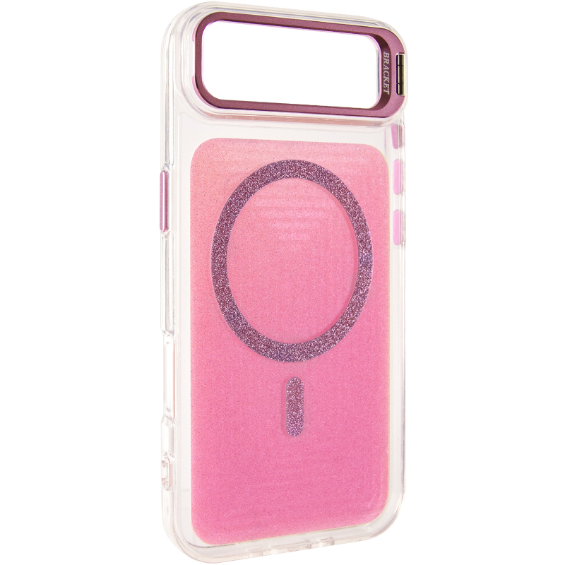 Чехол TPU+PC Jewel Sparkle with Magnetic Fit для Apple iPhone 17 Air (6.5"), Pink Ruby, TPU+PC, купить оптом с доставкой