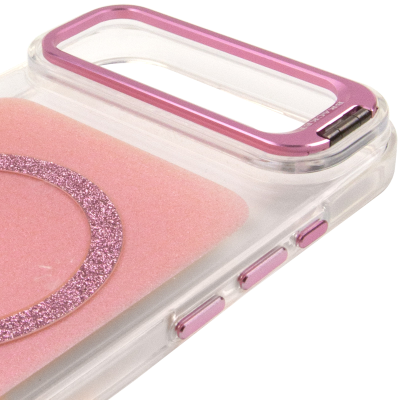 Чехол TPU+PC Jewel Sparkle with Magnetic Fit для Apple iPhone 17 Air (6.5"), Pink Ruby 3, TPU+PC, купить оптом с доставкой