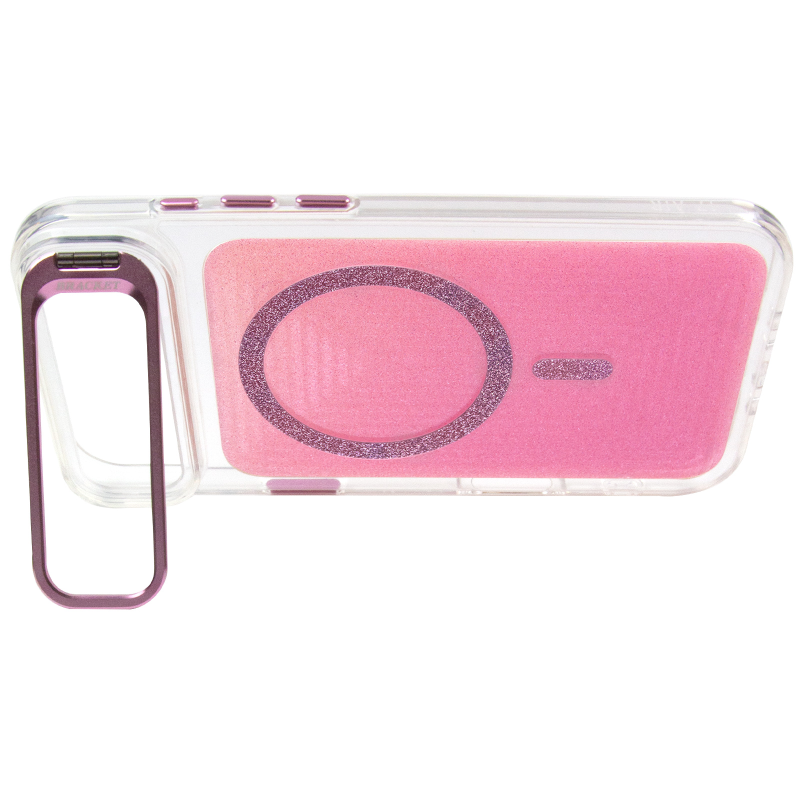 Чехол TPU+PC Jewel Sparkle with Magnetic Fit для Apple iPhone 17 Air (6.5"), Pink Ruby 5, TPU+PC, купить оптом с доставкой