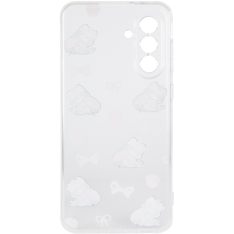 Чохол TPU Clear Joy для Samsung Galaxy A56 5G, Strawberry Cats 3, TPU, купити оптом з доставкою