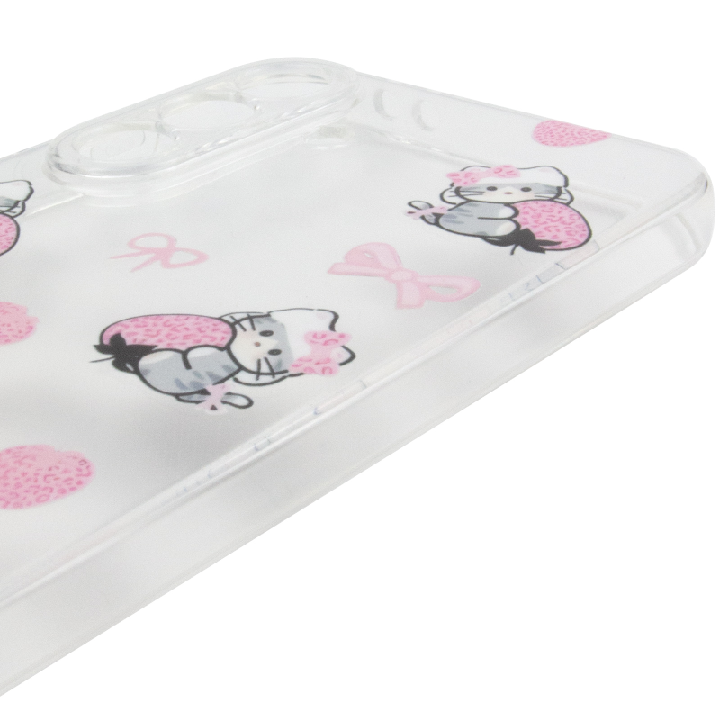 Чохол TPU Clear Joy для Samsung Galaxy A56 5G, Strawberry Cats 4, TPU, купити оптом з доставкою