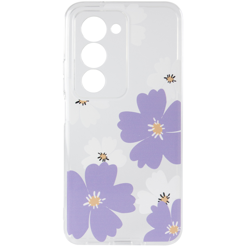 Чохол TPU Clear Joy для Xiaomi Redmi 15 4G (Global) / 5G, Pastel Daisies 1, TPU, купити оптом з доставкою