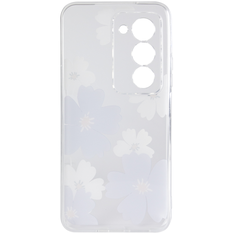 Чохол TPU Clear Joy для Xiaomi Redmi 15 4G (Global) / 5G, Pastel Daisies 2, TPU, купити оптом з доставкою