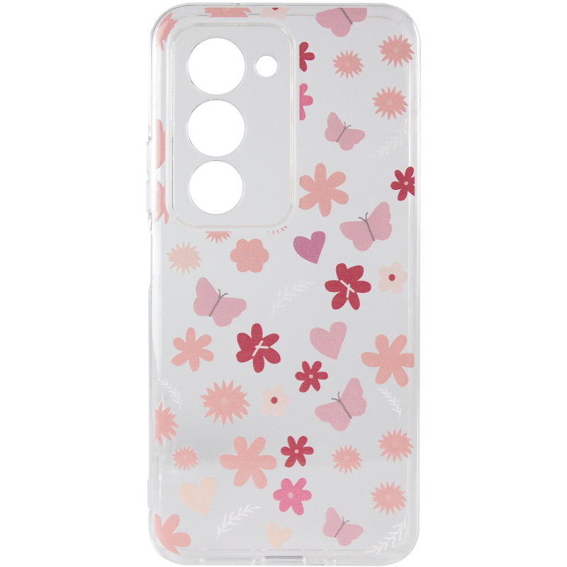 Чохол TPU Clear Joy для Xiaomi Redmi 15 4G (Global) / 5G, Butterfly Garden 1, TPU, купити оптом з доставкою