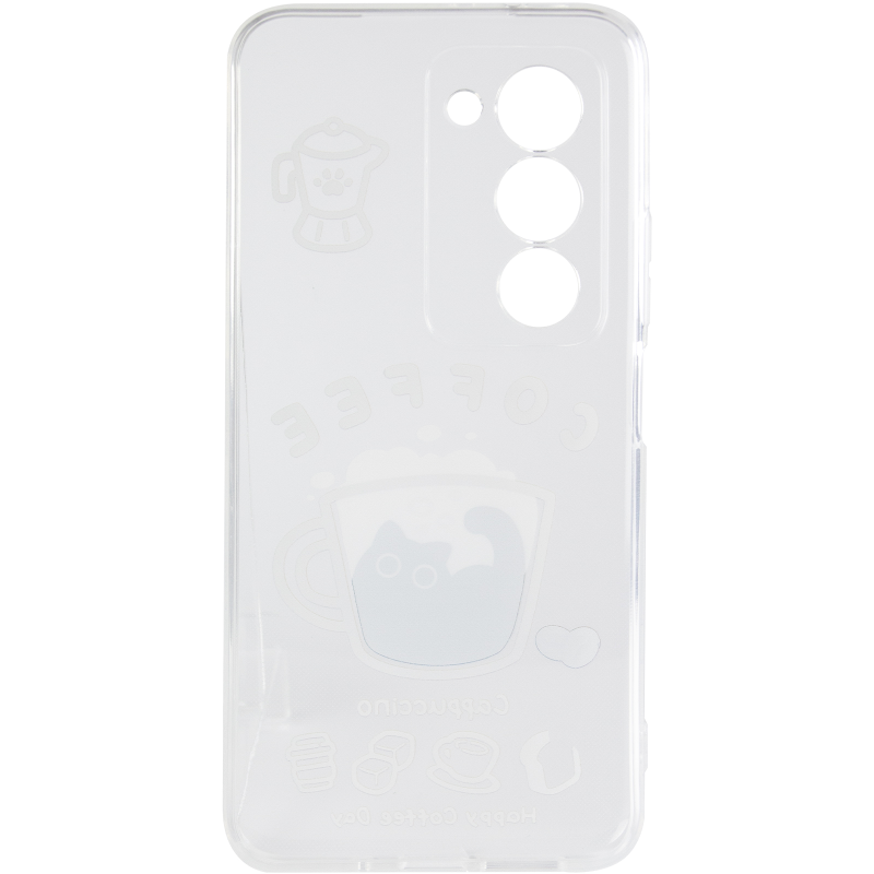 Чохол TPU Clear Joy для Xiaomi Redmi 15 4G (Global) / 5G, Coffee 2, TPU, купити оптом з доставкою