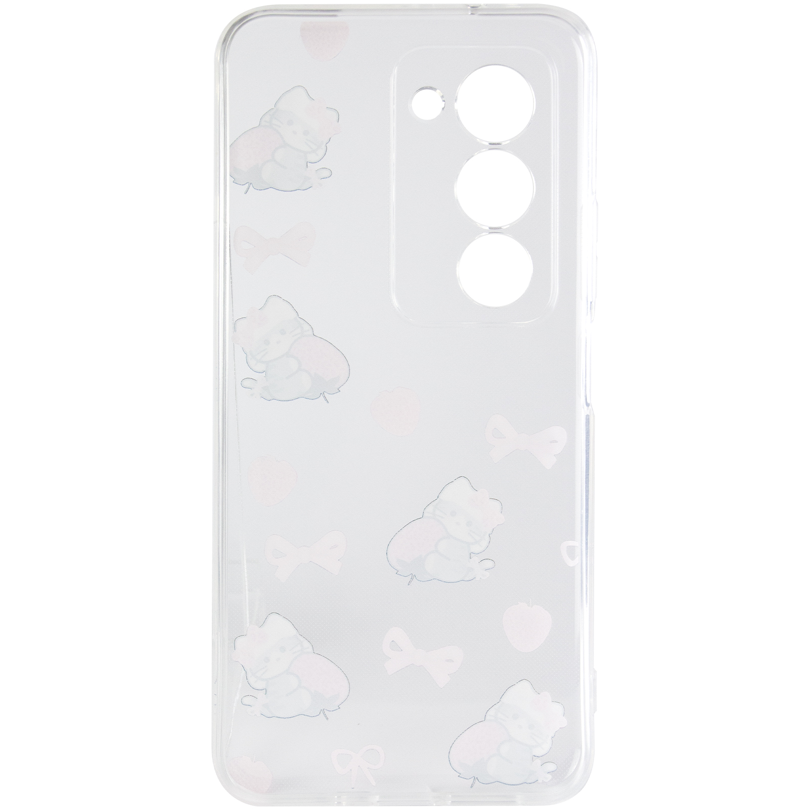Чохол TPU Clear Joy для Xiaomi Redmi 15 4G (Global) / 5G, Strawberry Cats 3, TPU, купити оптом з доставкою