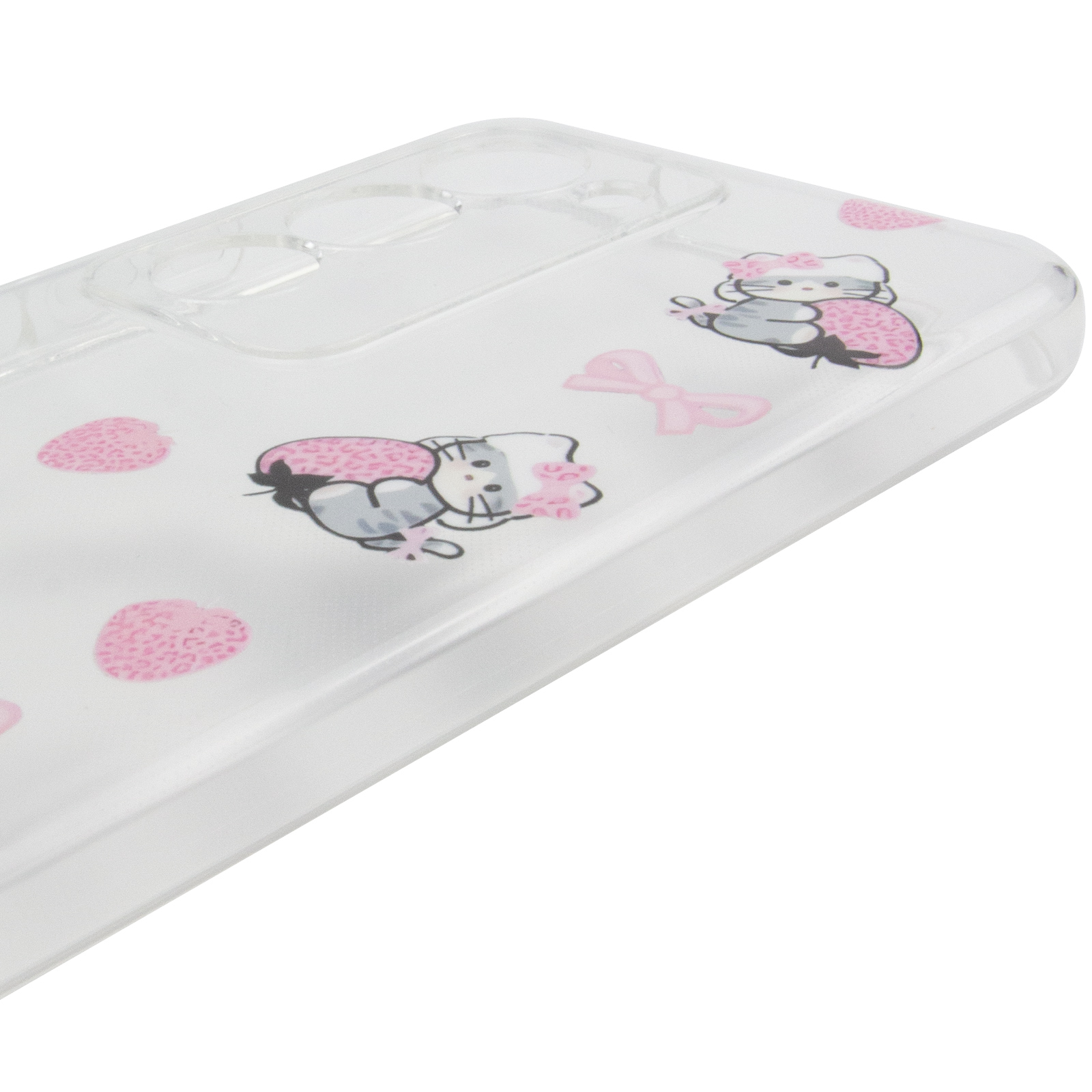 Чохол TPU Clear Joy для Xiaomi Redmi 15 4G (Global) / 5G, Strawberry Cats 4, TPU, купити оптом з доставкою