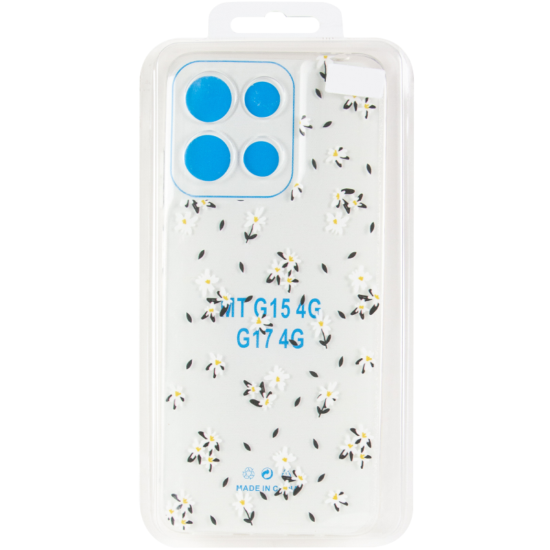 Чохол TPU Clear Joy для Motorola Moto G17 Power, Soft Meadow 3, TPU, купити оптом з доставкою