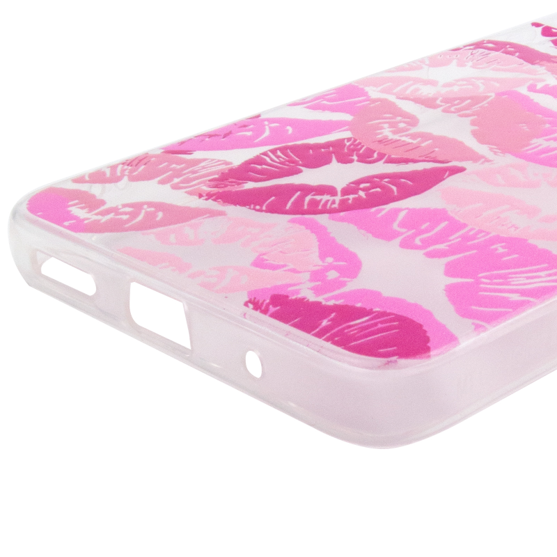 Чохол TPU Clear Joy для Motorola Moto G17 Power, Kissing Pattern 4, TPU, купити оптом з доставкою