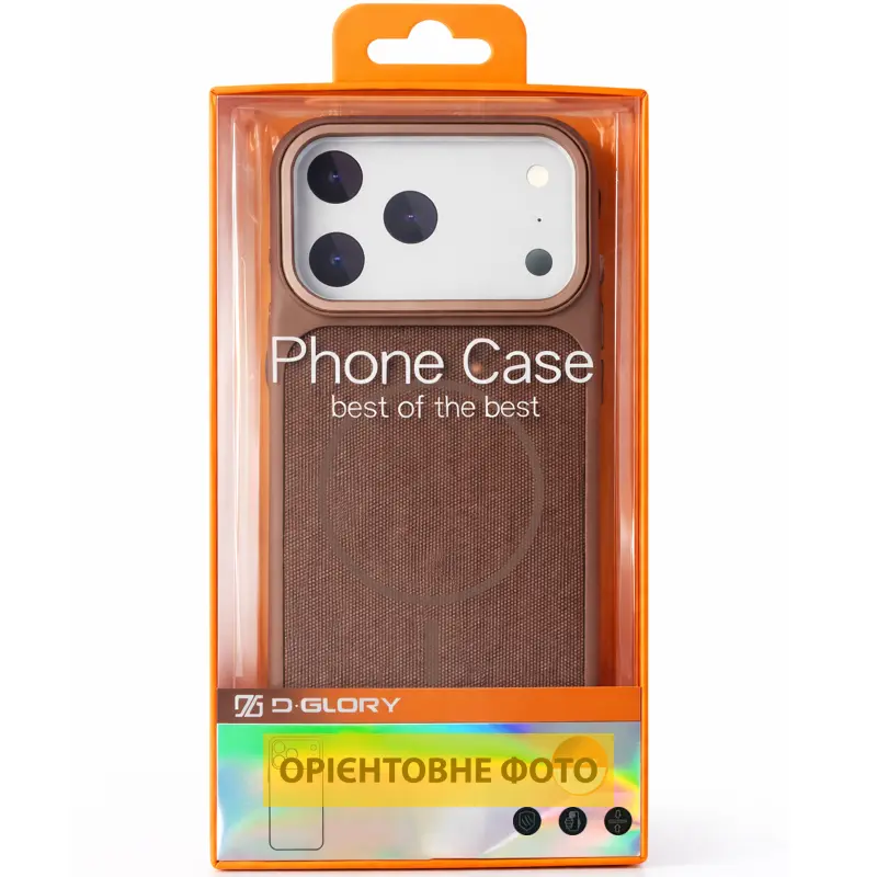 Чохол PC Textile Hybrid with Magnetic Fit для Apple iPhone 16 (6.1"), Desert Gold 1, Тканина, купити оптом з доставкою