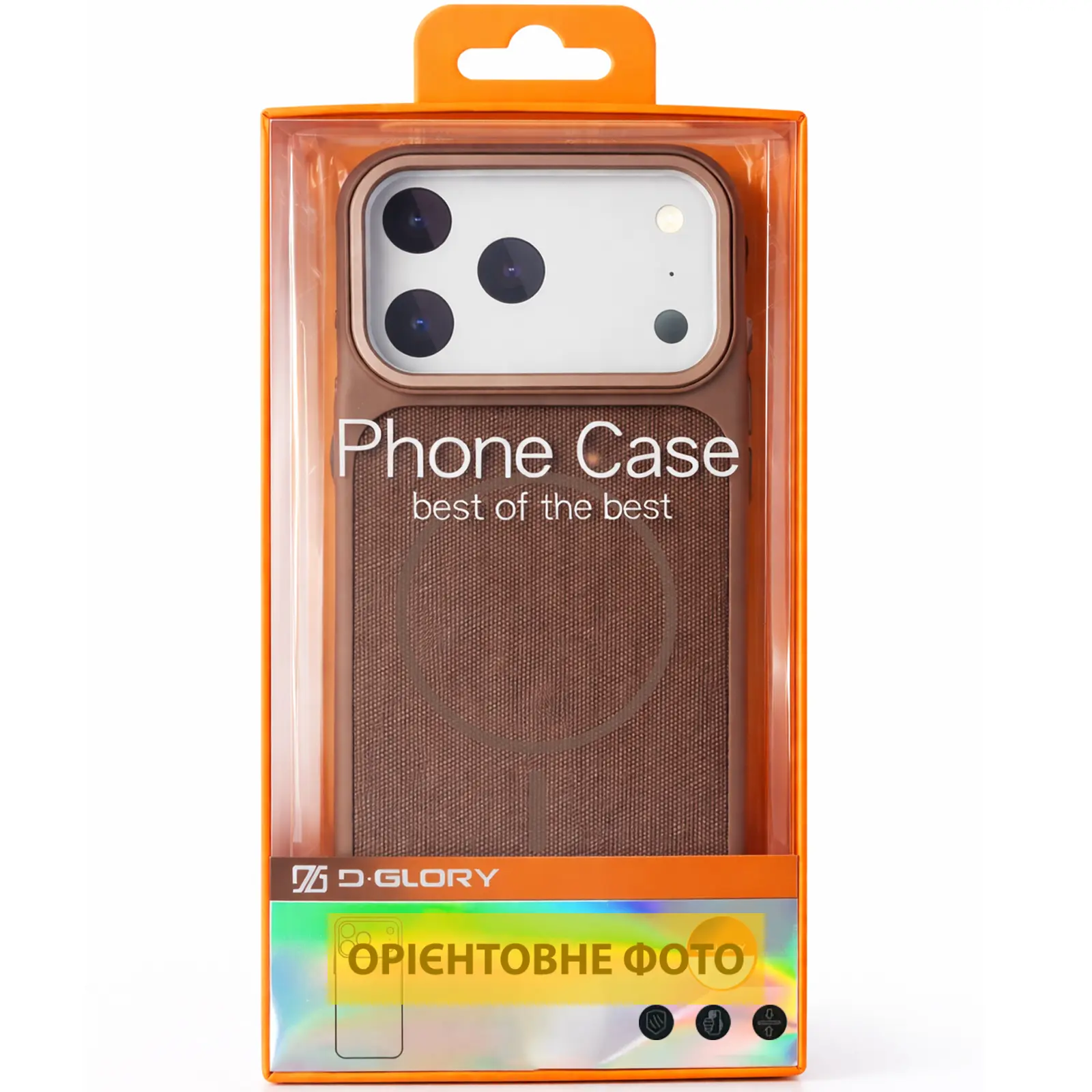 Чохол PC Textile Hybrid with Magnetic Fit для Apple iPhone 16 (6.1"), Desert Gold 1, Тканина, купити оптом з доставкою