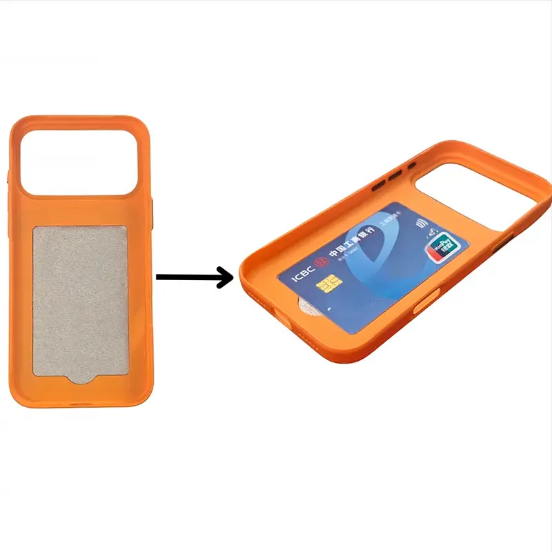Чохол PC Textile Hybrid with Magnetic Fit для Apple iPhone 17 Pro (6.3"), Orange / Brown 1, Тканина, купити оптом з доставкою