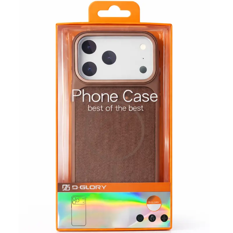 Чехол PC Textile Hybrid with Magnetic Fit для Apple iPhone 17 Pro Max (6.9"), Desert Gold 1, Ткань, купить оптом с доставкой