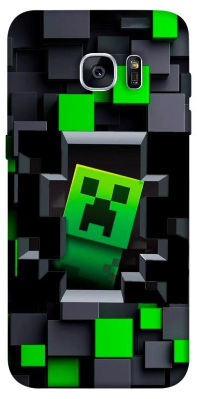 Чехол itsPrint Creeper window для Samsung G935F Galaxy S7 Edge, игры, купить оптом с доставкой
