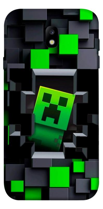 Чехол itsPrint Creeper window для Samsung J730 Galaxy J7 (2017), игры, купить оптом с доставкой