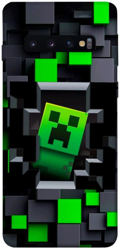 Чехол itsPrint Creeper window для Samsung Galaxy S10, игры, купить оптом с доставкой