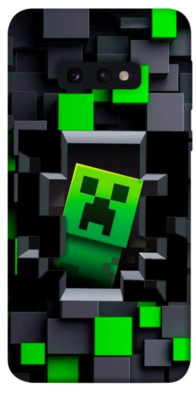 Чехол itsPrint Creeper window для Samsung Galaxy S10e, игры, купить оптом с доставкой