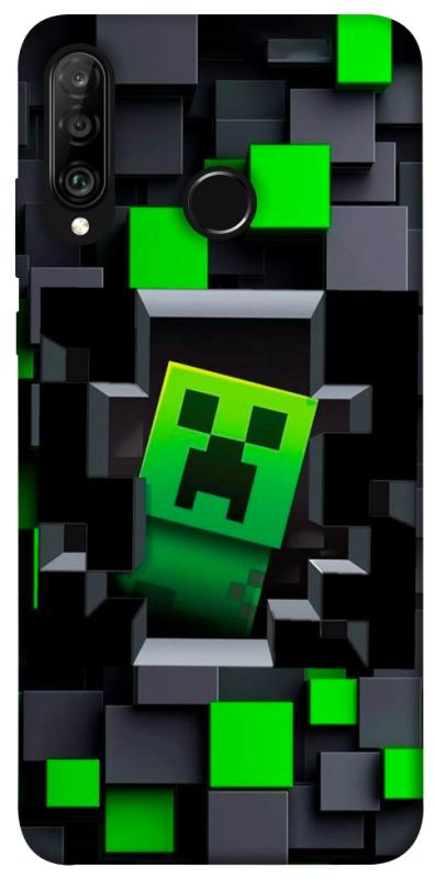 Чехол itsPrint Creeper window для Huawei P30 lite, игры, купить оптом с доставкой