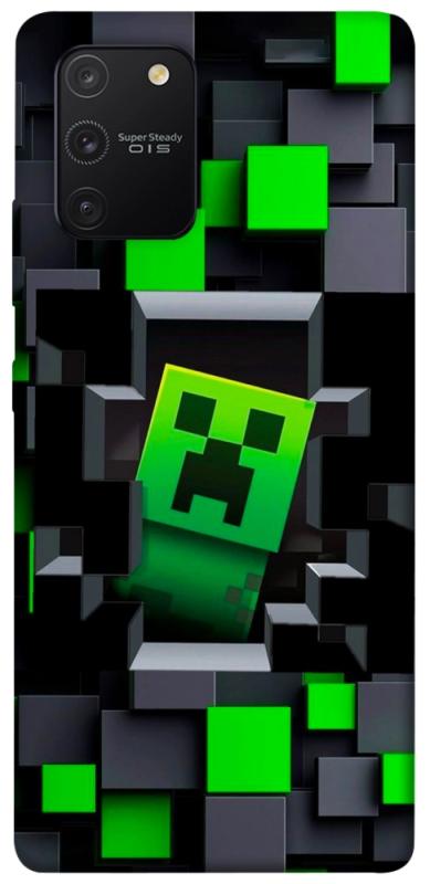 Чехол itsPrint Creeper window для Samsung Galaxy S10 Lite, игры, купить оптом с доставкой