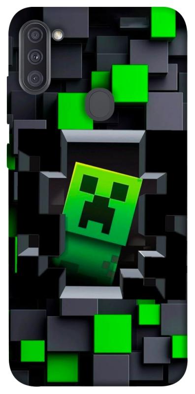 Чехол itsPrint Creeper window для Samsung Galaxy A11, игры, купить оптом с доставкой