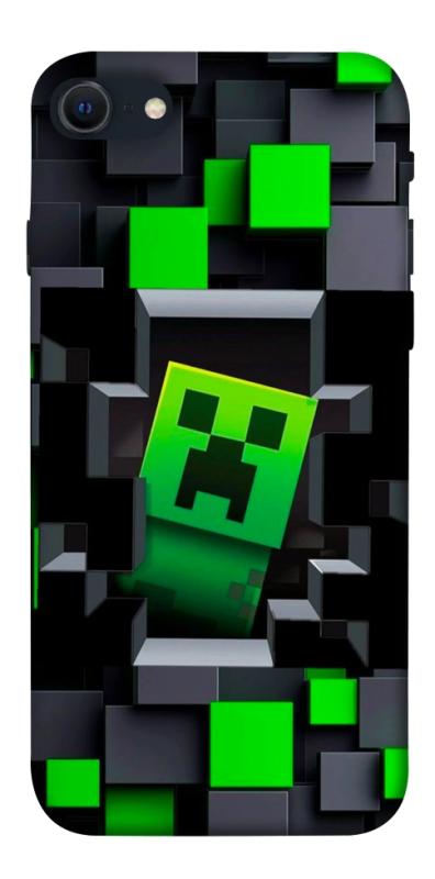 Чохол itsPrint Creeper window для Apple iPhone SE (2020), ігри, купити оптом з доставкою