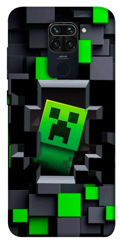 Чехол itsPrint Creeper window для Xiaomi Redmi Note 9 / Redmi 10X, игры, купить оптом с доставкой
