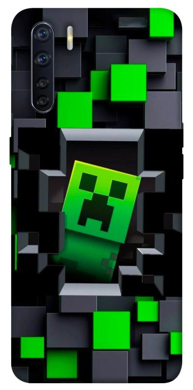 Чехол itsPrint Creeper window для Oppo A91, игры, купить оптом с доставкой