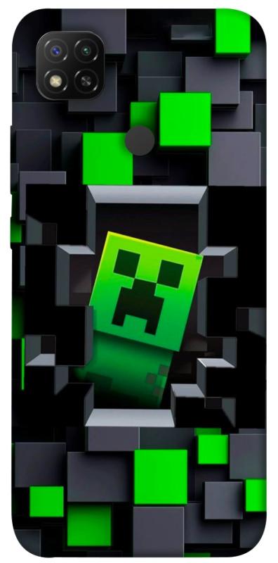 Чехол itsPrint Creeper window для Xiaomi Redmi 9C, игры, купить оптом с доставкой