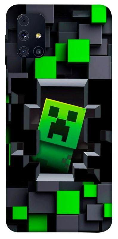 Чехол itsPrint Creeper window для Samsung Galaxy M31s, игры, купить оптом с доставкой
