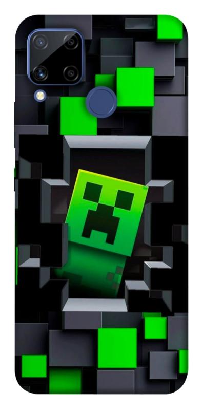Чехол itsPrint Creeper window для Realme C15, игры, купить оптом с доставкой