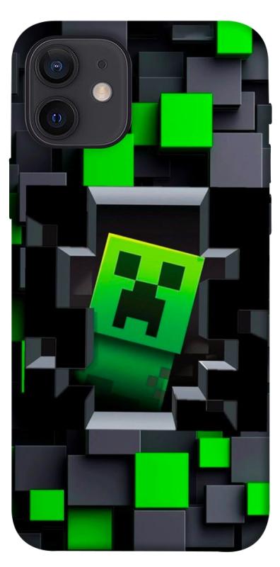 Чехол itsPrint Creeper window для Apple iPhone 12 Pro (6.1"), игры, купить оптом с доставкой