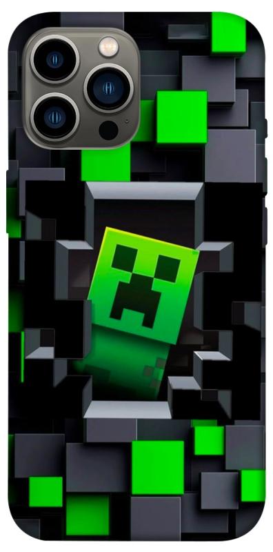Чехол itsPrint Creeper window для Apple iPhone 12 Pro Max (6.7"), игры, купить оптом с доставкой