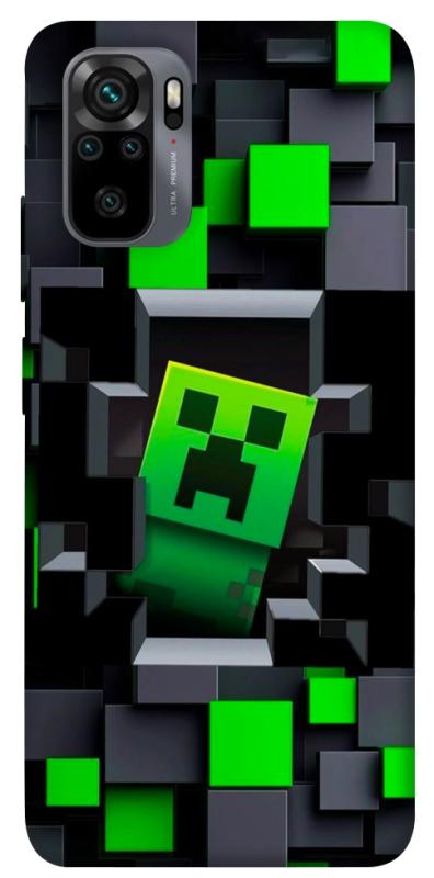 Чехол itsPrint Creeper window для Xiaomi Redmi Note 10 / Note 10s, игры, купить оптом с доставкой
