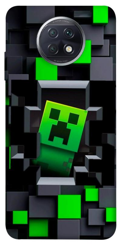 Чехол itsPrint Creeper window для Xiaomi Redmi Note 9 5G / Note 9T, игры, купить оптом с доставкой