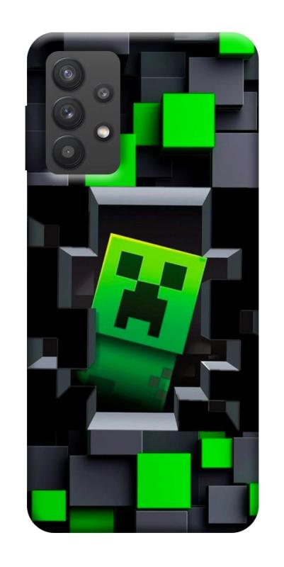 Чехол itsPrint Creeper window для Samsung Galaxy A32 (A326B) 5G, игры, купить оптом с доставкой